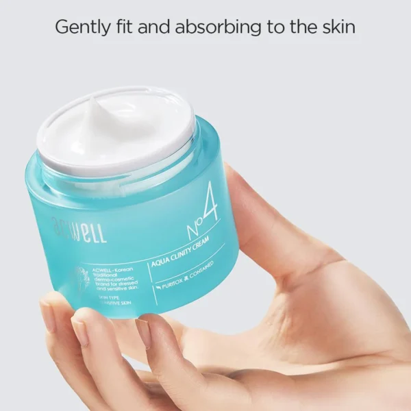 ACWELL - N4 Aqua Clinity Cream 50ml  (Made in Korea) - Image 4