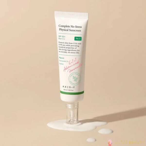 AXIS-Y - Complete No-Stress Physical Sunscreen 50ml (Made in Korea)