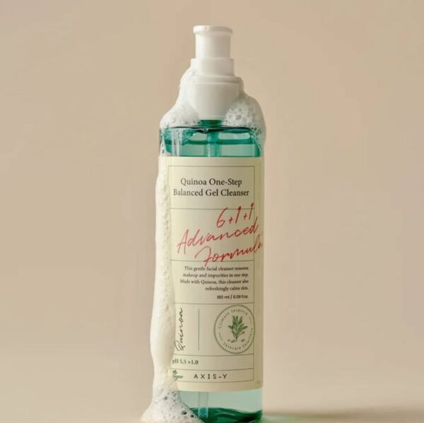AXIS-Y Quinoa One-Step Balanced Gel Cleanser 180 ml (Made in Korea ) - Image 5