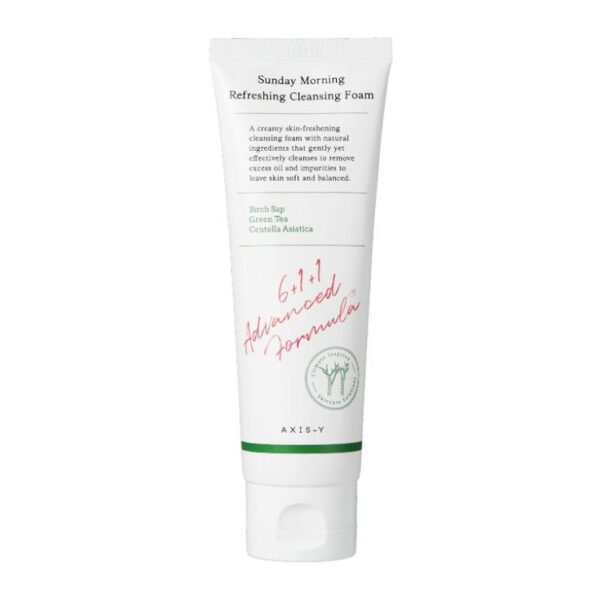 AXIS-Y Sunday Morning Refreshing Cleansing Foam 120 ml (Made in Korea)