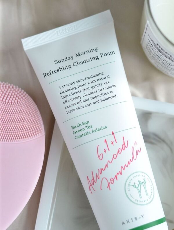 AXIS-Y Sunday Morning Refreshing Cleansing Foam 120 ml (Made in Korea) - Image 4
