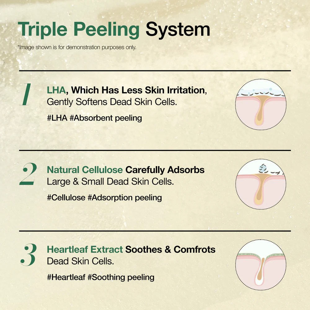 Anua - Heartleaf LHA Moisture Peeling Gel 120ml (Made in Korea) - Image 4
