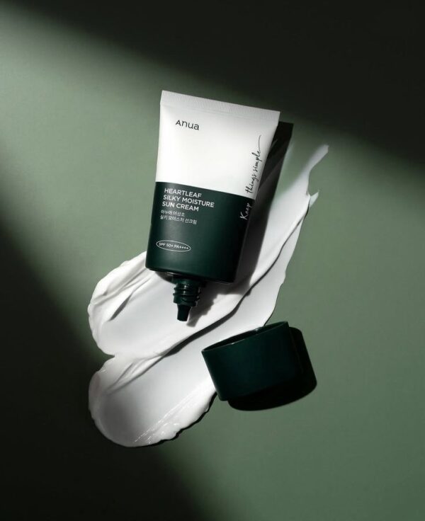 Anua Heartleaf Silky Moisture Mild Sunscreen 50ml (Made in Korea) - Image 2