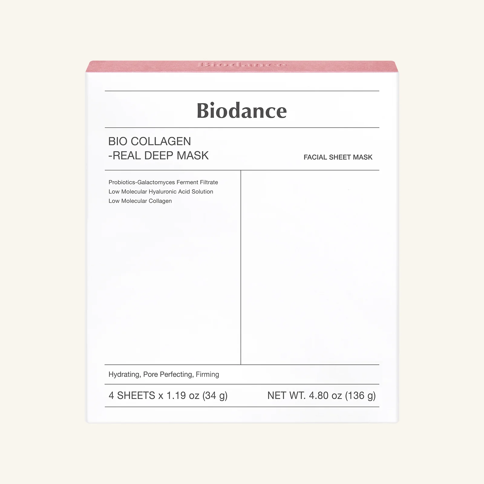 Biodance | Bio-Collagen Real Deep Mask Pack 4pcs (Made in Korea)