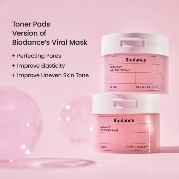 Biodance - Collagen Gel Toner Pad 60 (Made in Korea ) - Image 4