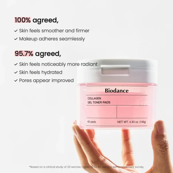 Biodance - Collagen Gel Toner Pad 60 (Made in Korea ) - Image 5