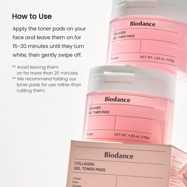 Biodance - Collagen Gel Toner Pad 60 (Made in Korea ) - Image 8