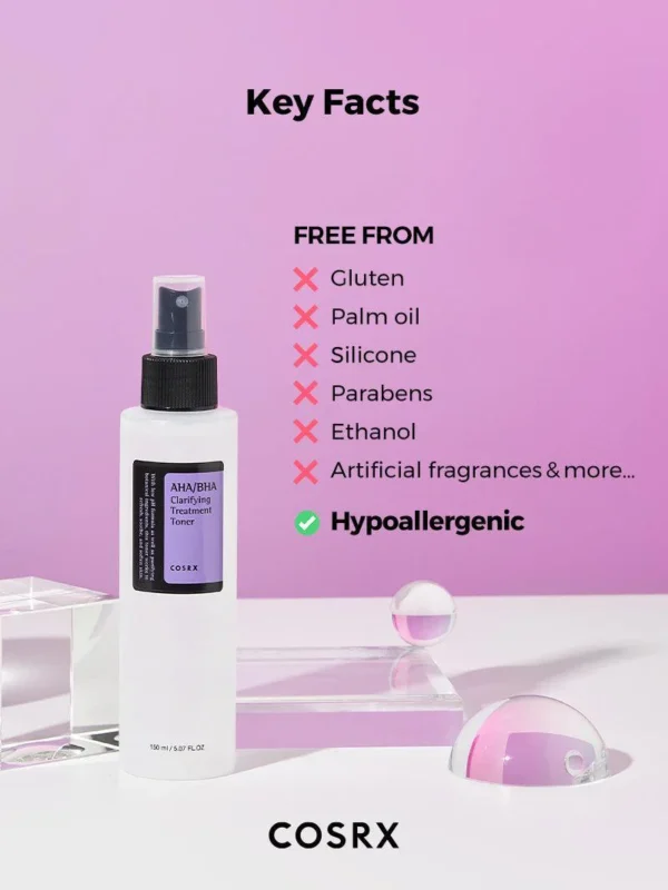 COSRX - AHA BHA Clarifying Treatment Toner 150ml. (Made in Korea) - Image 3