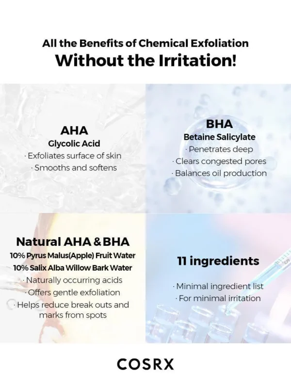 COSRX - AHA BHA Clarifying Treatment Toner 150ml. (Made in Korea) - Image 10