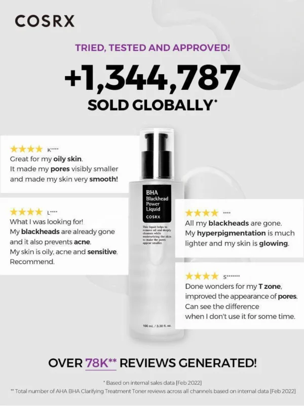 COSRX - BHA Blackhead Power Liquid 100ml (Made in Korea) - Image 11