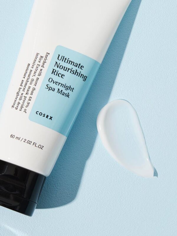 COSRX Ultimate Nourishing Rice Overnight Spa Mask, 60ml (Made in Korea) - Image 4