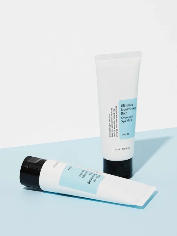 COSRX Ultimate Nourishing Rice Overnight Spa Mask, 60ml (Made in Korea) - Image 5
