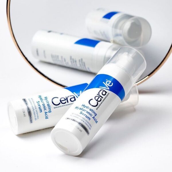 CeraVe Hydrating Hyaluronic Acid Face Serum 30 ml (Made in USA) - Image 3