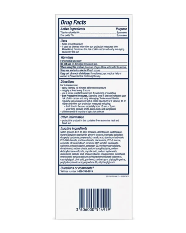CeraVe - Hydrating Mineral Sunscreen SPF 50 - 75ml (Made in USA) - Image 5