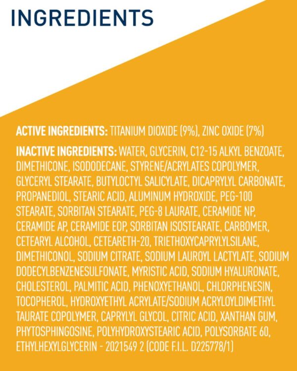 CeraVe - Hydrating Mineral Sunscreen SPF 50 - 75ml (Made in USA) - Image 6