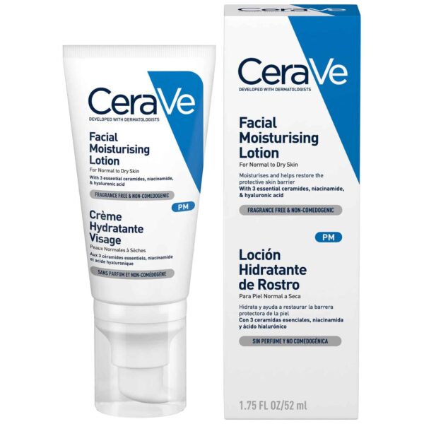 Cerave PM Facial Moisturizing Lotion 52ml (Made in France )
