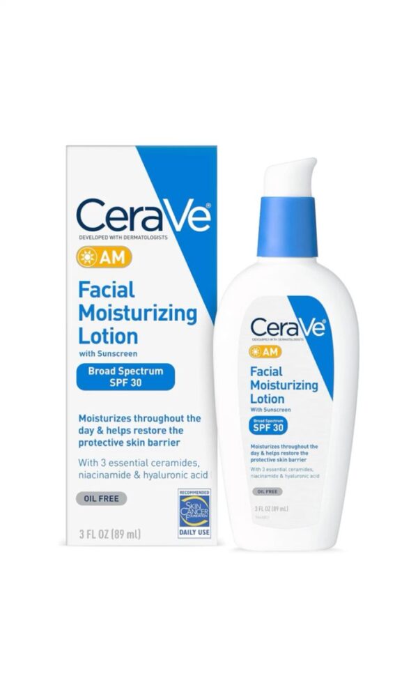 Cerave Am Facial Moisturizing Lotion With Sunscreen Spf 30 | 89 Ml (Made in USA) - Image 2