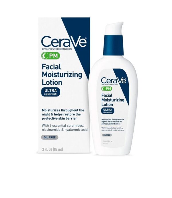Cerave Pm Facial Moisturizing Lotion 89ml  (Made in USA) - Image 2