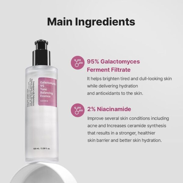 Cosrx Galactomyces 95 Tone Balancing Essence (Made in Korea) - Image 3