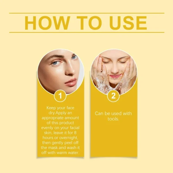 MEDICUBE Kojic Acid Turmeric Night Wrapping Mask 75ml (Made in Korea) - Image 2
