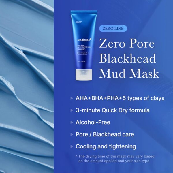 Medicube - Zero Pore Blackhead Mud Mask 100g (Made in Korea) - Image 3