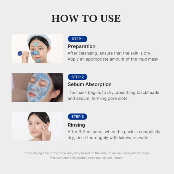 Medicube - Zero Pore Blackhead Mud Mask 100g (Made in Korea) - Image 6