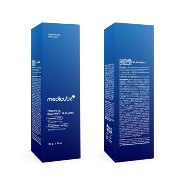 Medicube - Zero Pore Blackhead Mud Mask 100g (Made in Korea) - Image 7