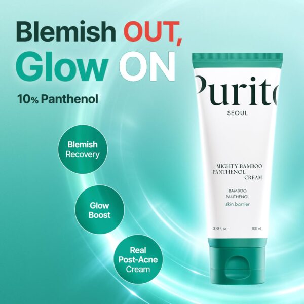 PURITO SEOUL Mighty Bamboo Panthenol Cream 100ml (Made in Korea) - Image 4