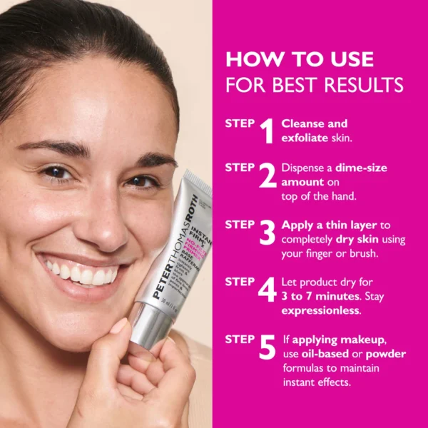 Peter Thomas Roth Instant Firmx No Filter Primer 30ml (Made in USA) - Image 5