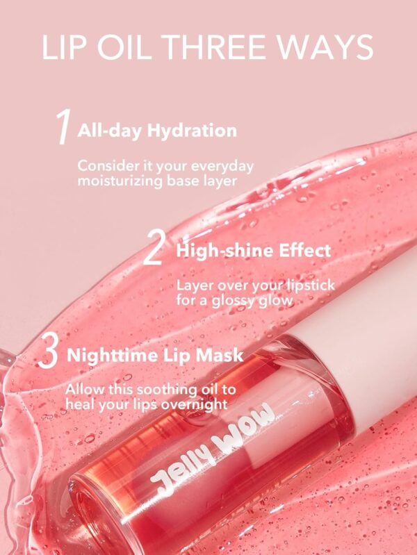Sheglam Jelly Wow Hydrating Lip Oil For Juicy Lips | 5pcs set (Made in P.R.C) - Image 5