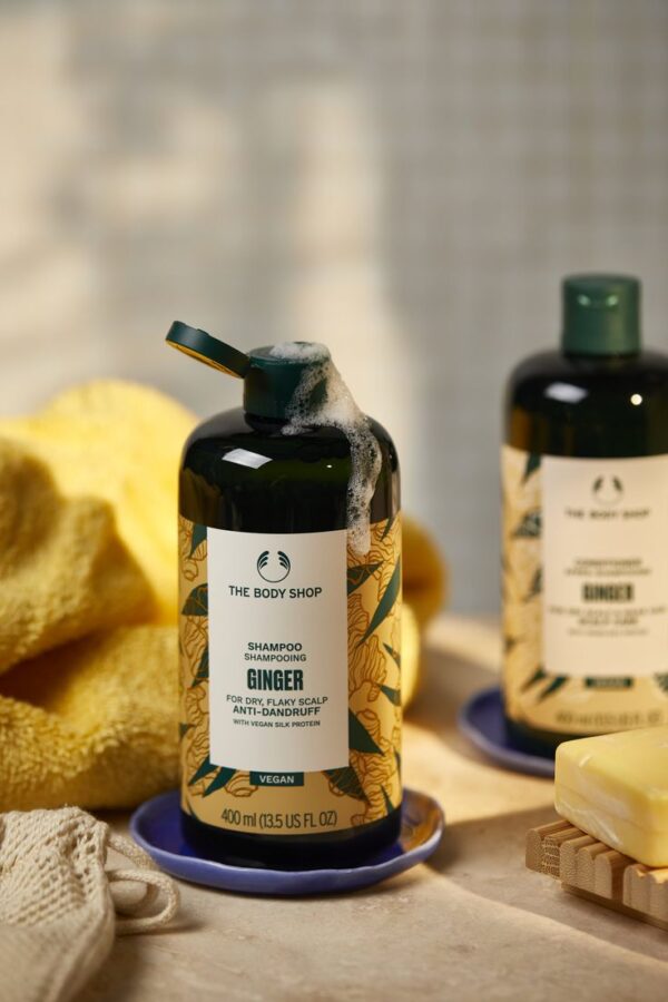 The Body Shop Ginger Anti Dandruff Shampoo 400ml (Made in UK ) - Image 3