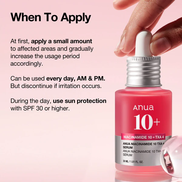 Anua - Niacinamide 10% + TXA 4% Serum 30ml (Made in Korea) - Image 6