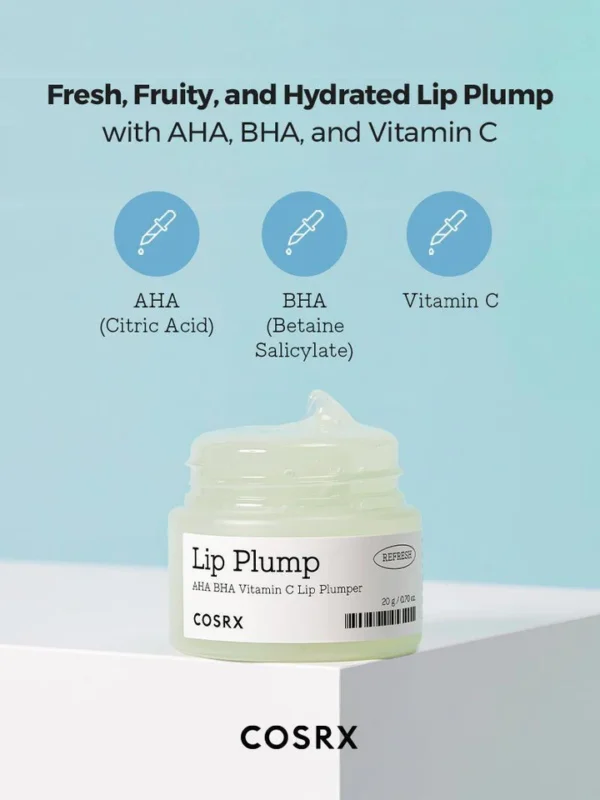Cosrx Lip Plump - Refresh AHA BHA Vitamin C Lip Plumper (Made in Korea) - Image 2