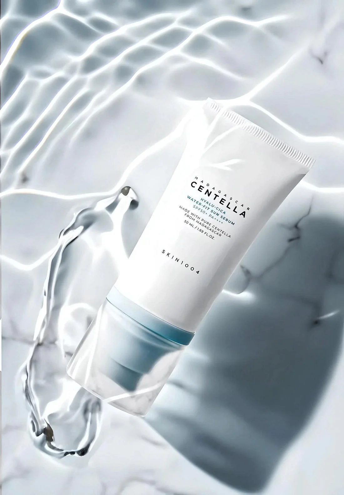 Skin1004 - Madagascar Centella Hyalu-Cica Water-Fit Sun Serum SFP50+ 50ml (Made in Korea ) - Image 4